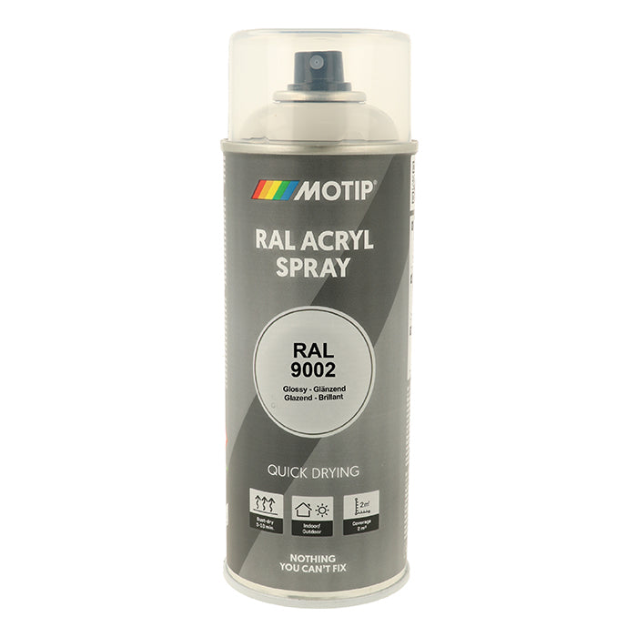 Motip Ral 9002 high gloss grey white