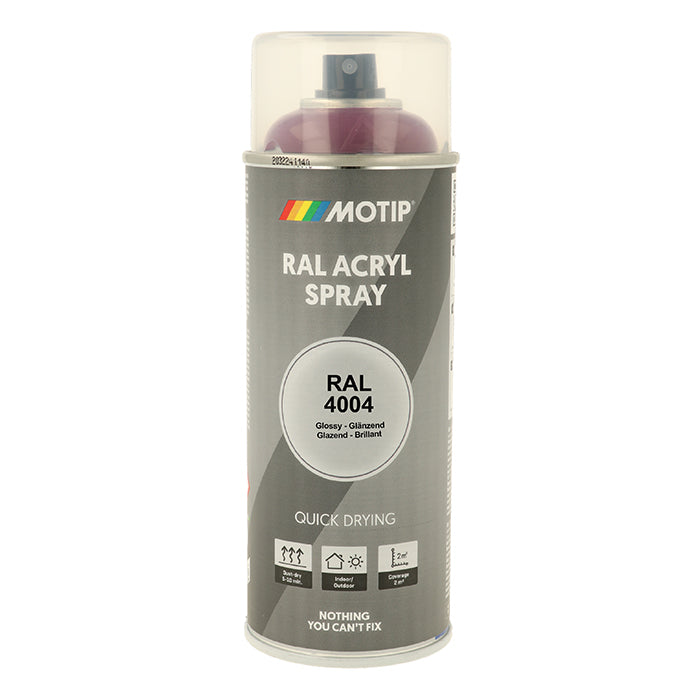 Motip Ral 4004 high gloss bordeaux violet