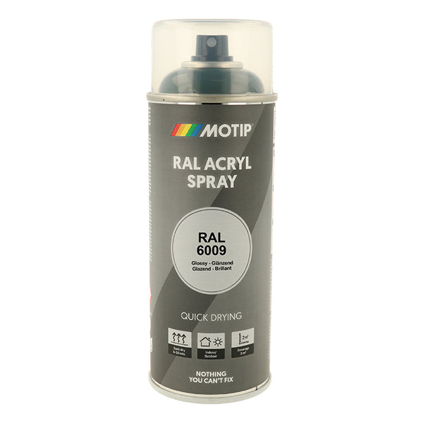 Motip Ral 6009 high gloss fir green