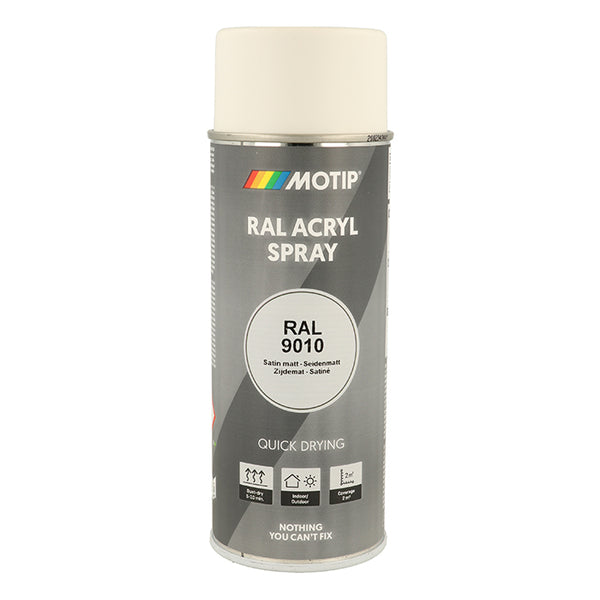 Motip Ral 9010 satin matt pure white