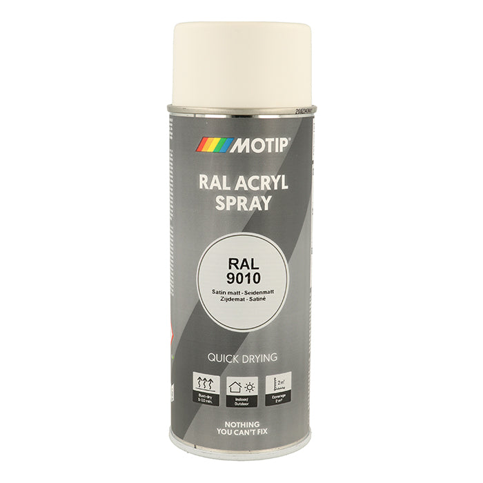 Motip Ral 9010 satin matt pure white