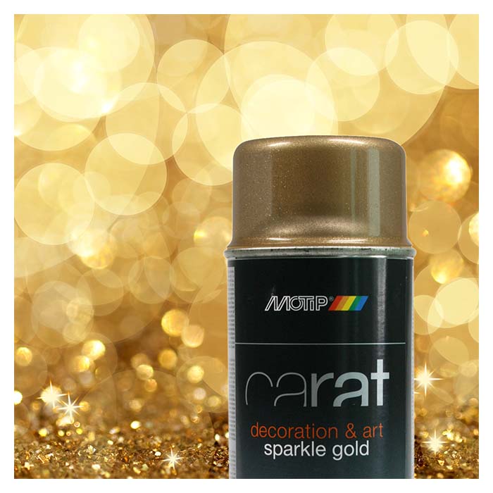 Motip Carat Sparkling guld 400ml.