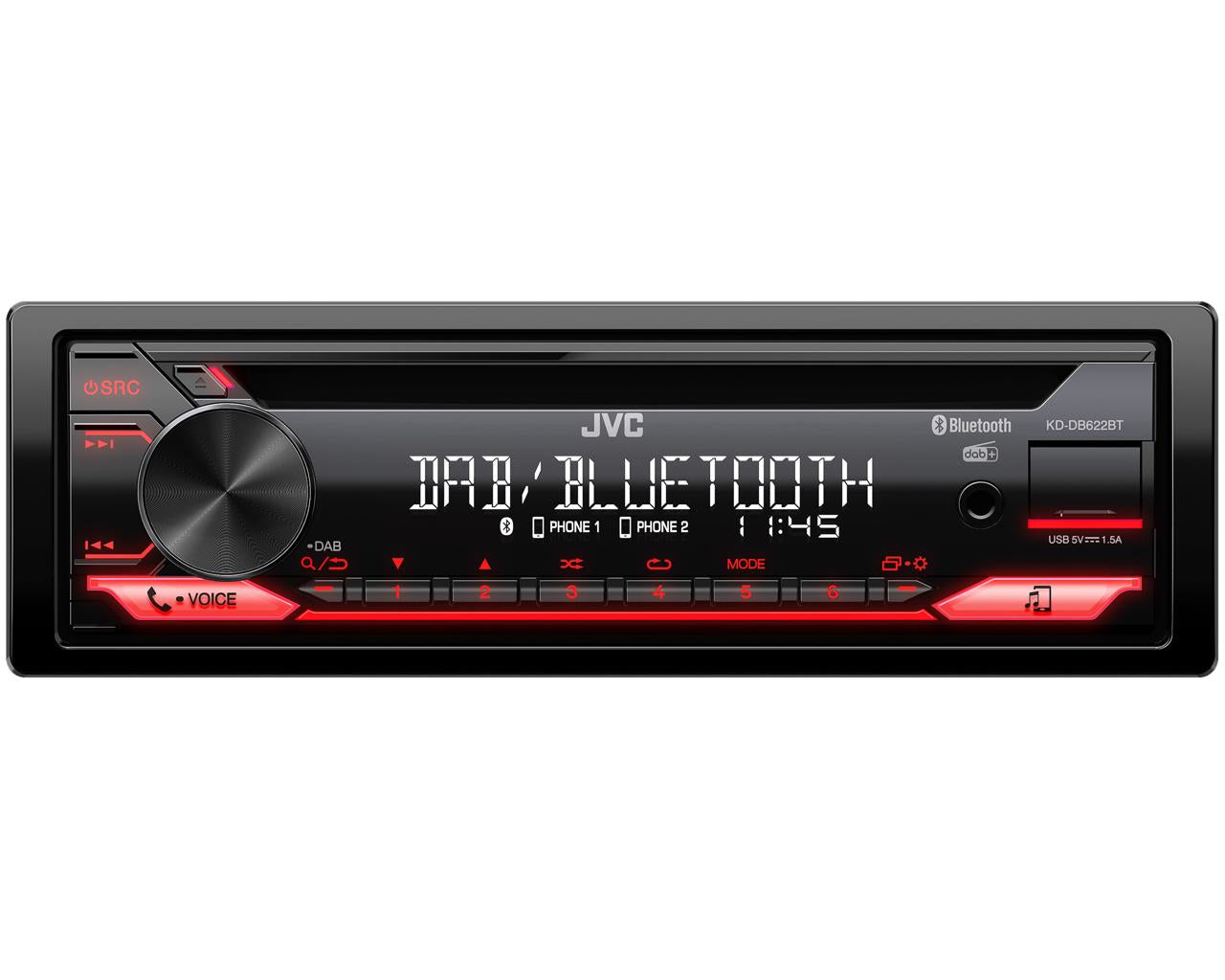 JVC KD DB622BT Single-DIN