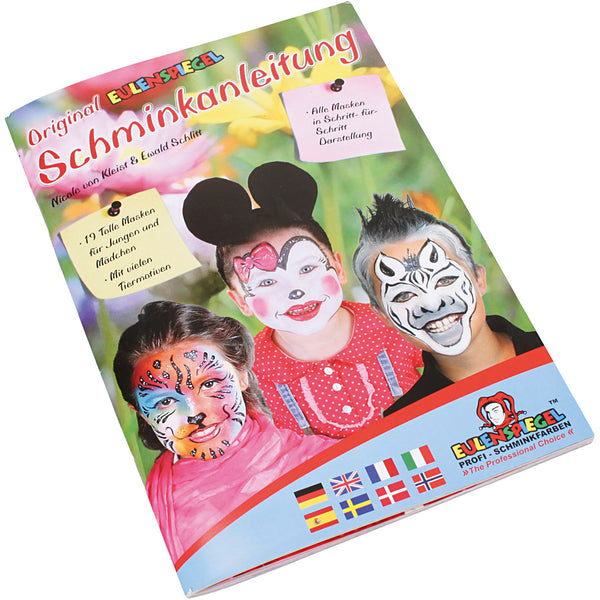 Eulenspiegel Sminkehæfte med 19 Masker til Fester