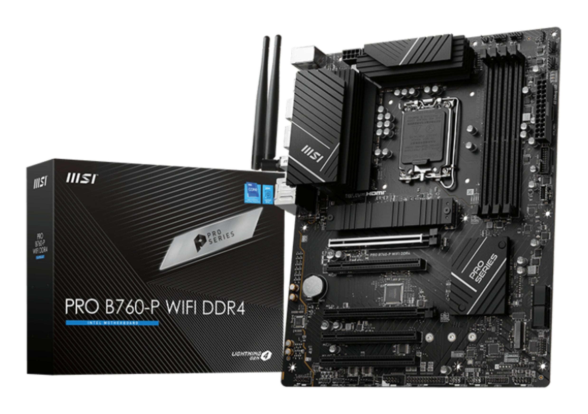 MSI PRO B760-P WIFI DDR4 ATX LGA1700  Intel B760