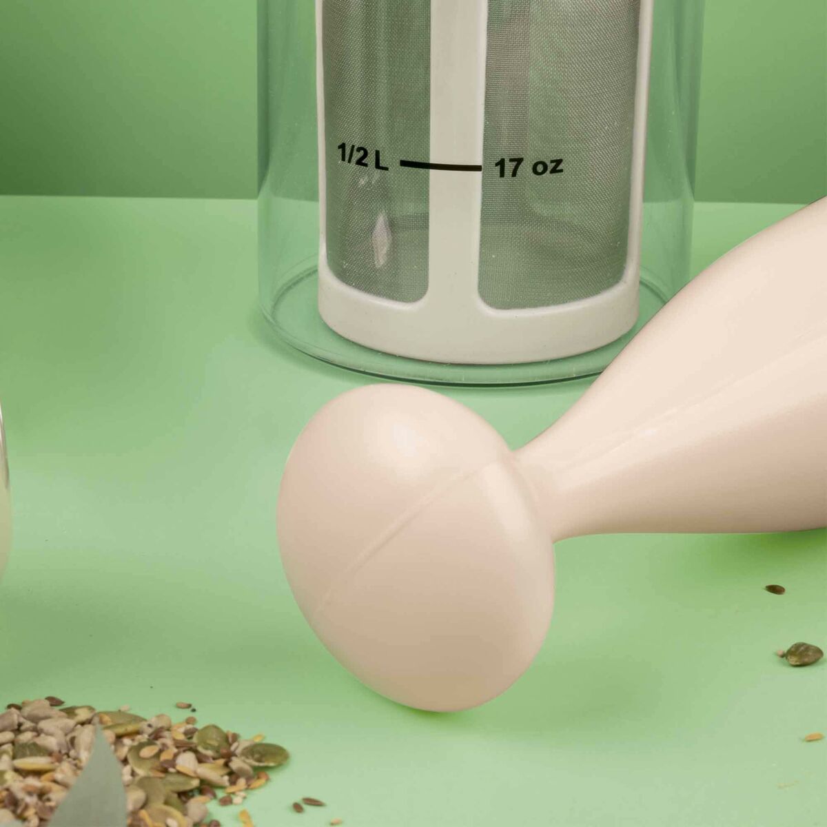 Håndblender JATA JELV2300 Hvid Gennemsigtig