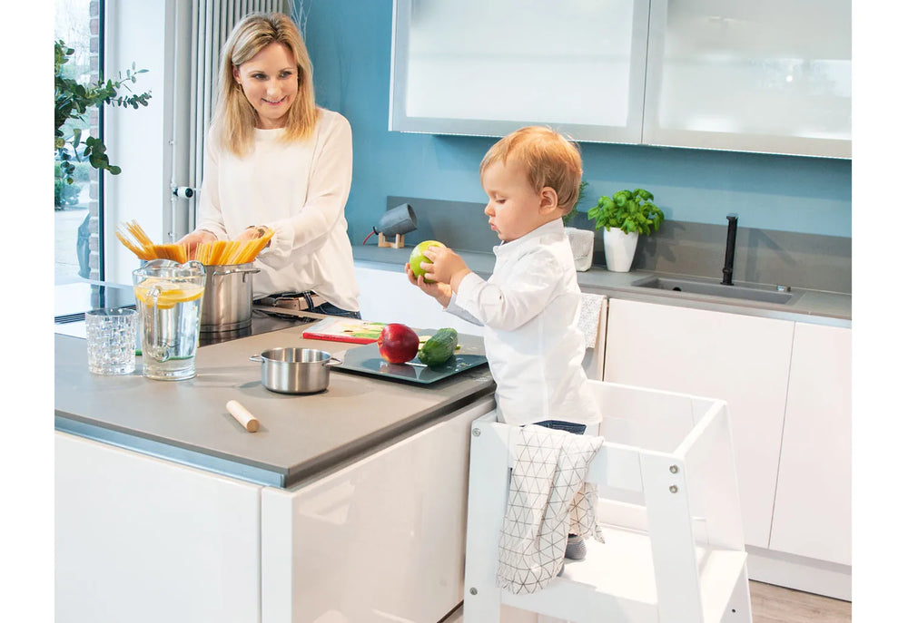 Pinolino Læringstårn Fino Justerbar – hvid lakeret - Pinolino