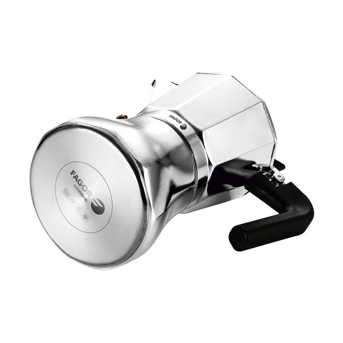 Italiensk Kaffekande Fagor Stål Aluminium 6 Kopper (1 enheder)