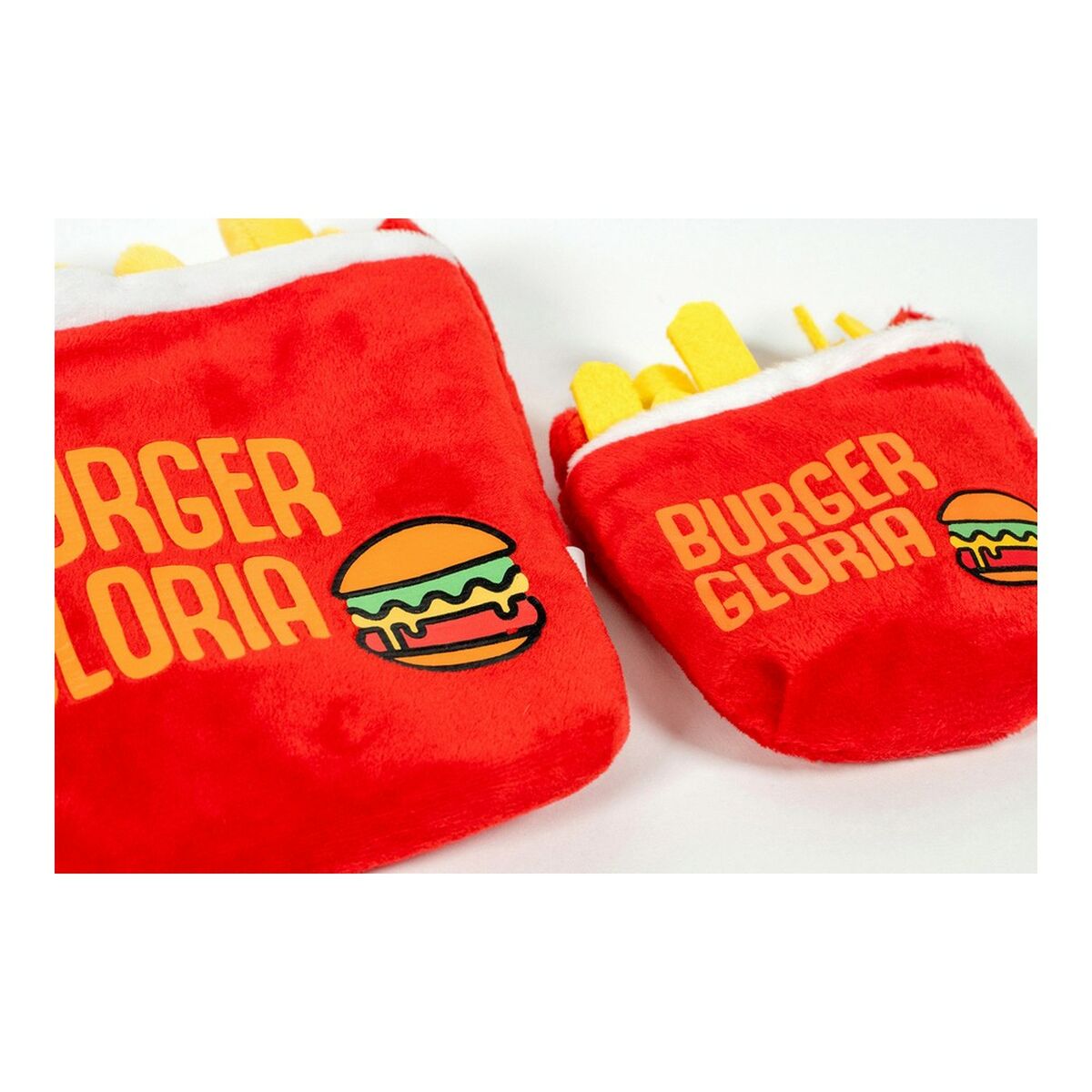 Plush legetøj til hunde Gloria Rød Polyester polypropylen Pomfritter