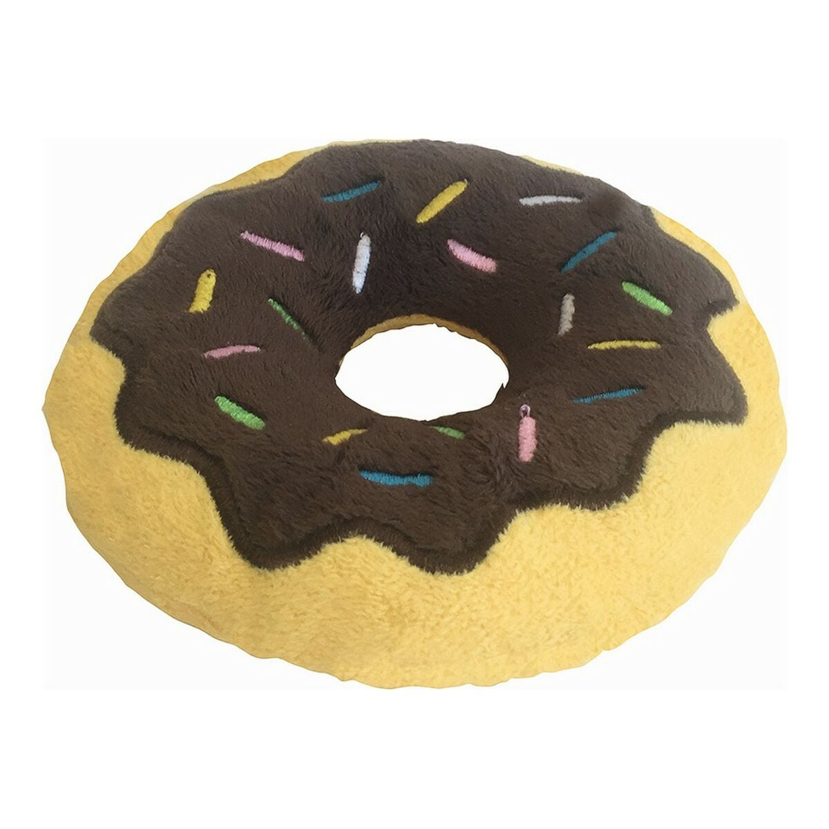 Plush legetøj til hunde Gloria 3 x 5 x 14 cm Chokolade Donut Brun