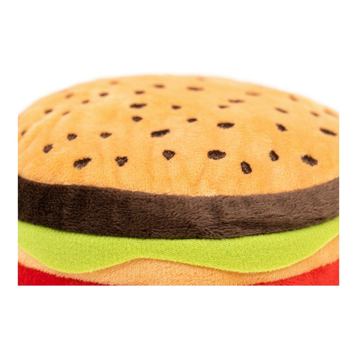 Plush legetøj til hunde Gloria Hamburdog Multifarvet Polyester polypropylen Burger 14 x 6 cm