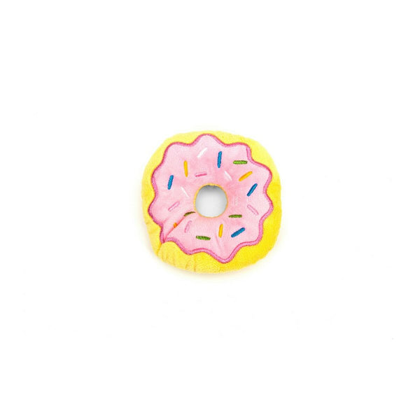 Plush legetøj til hunde Gloria Frosty 3 x 5 x 14 cm Donut Pink