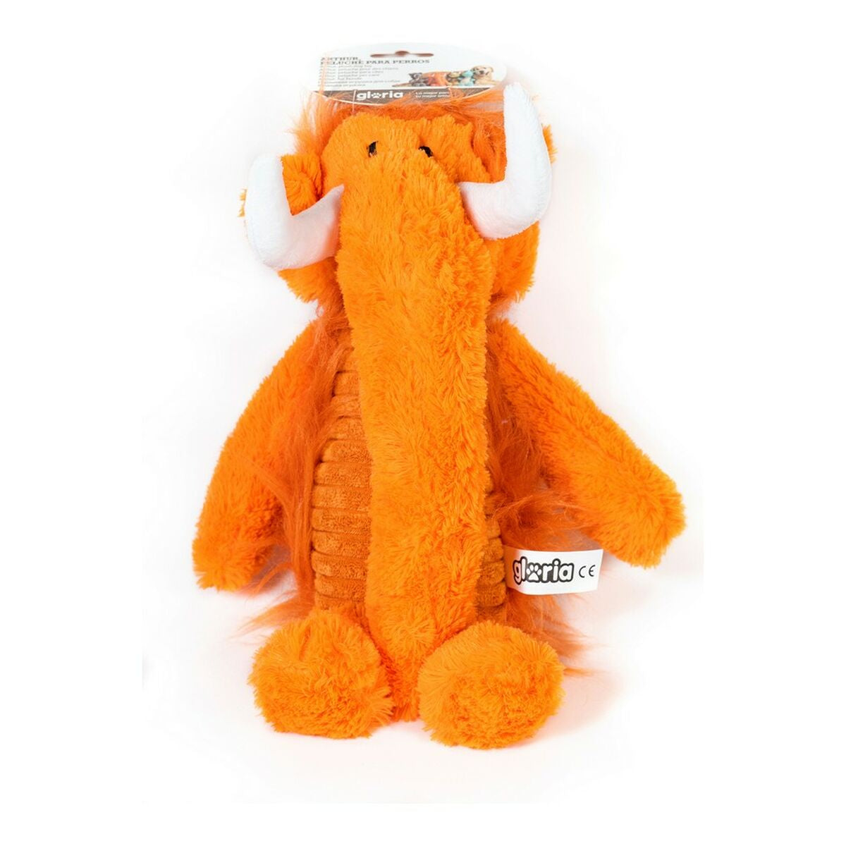 Plush legetøj til hunde Gloria Orange Polyester polypropylen Monster 20 x 35 cm