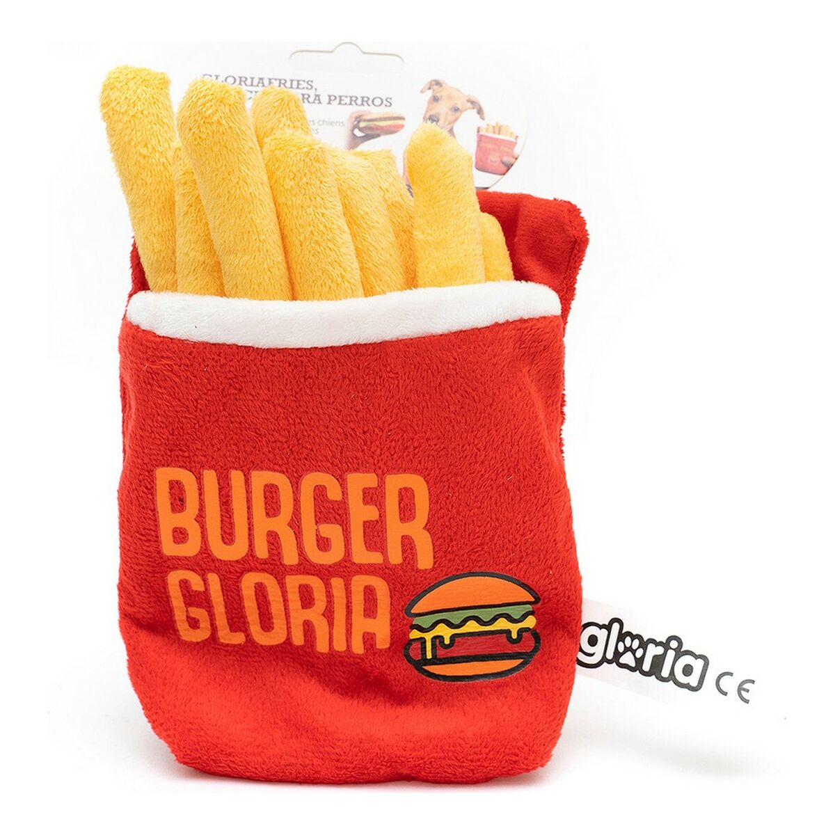 Plush legetøj til hunde Gloria Pomfritter