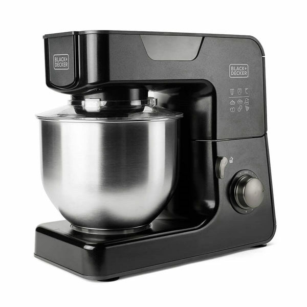 Foodprocessor Black & Decker BXKM1000E Sort 1000 W 5,2 L