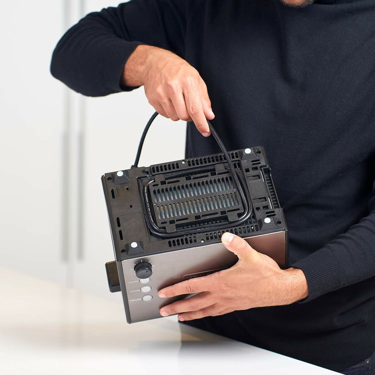 Brødrister Black & Decker BXTO900E Rustfrit stål 900 W