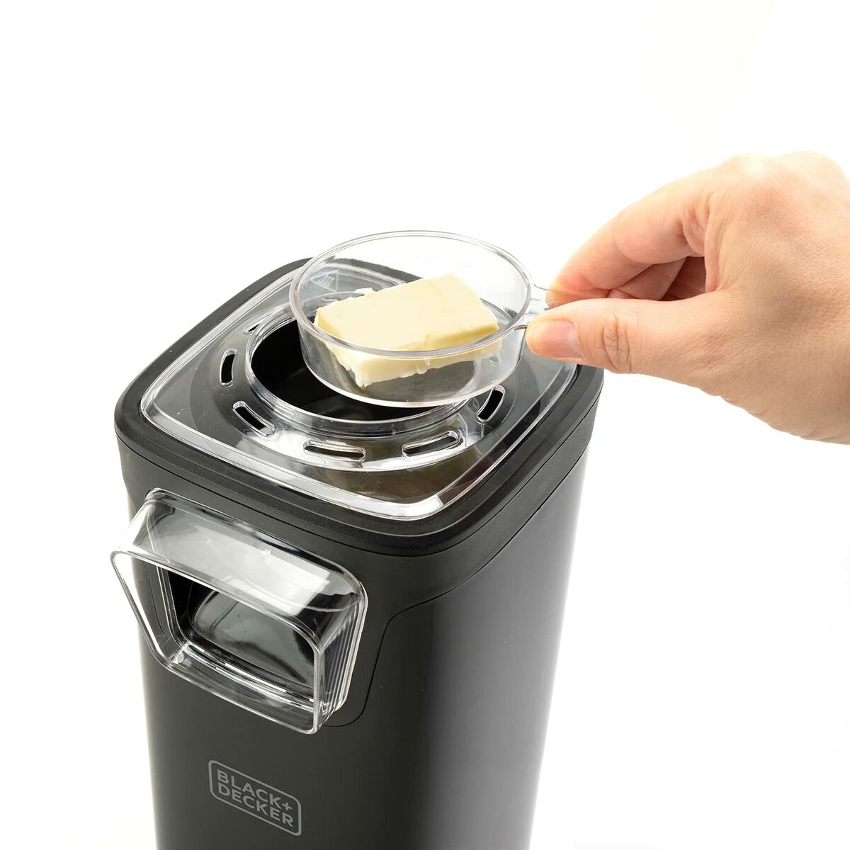 Popcornsmaskine Black & Decker BXPC1100E Sort 1100 W