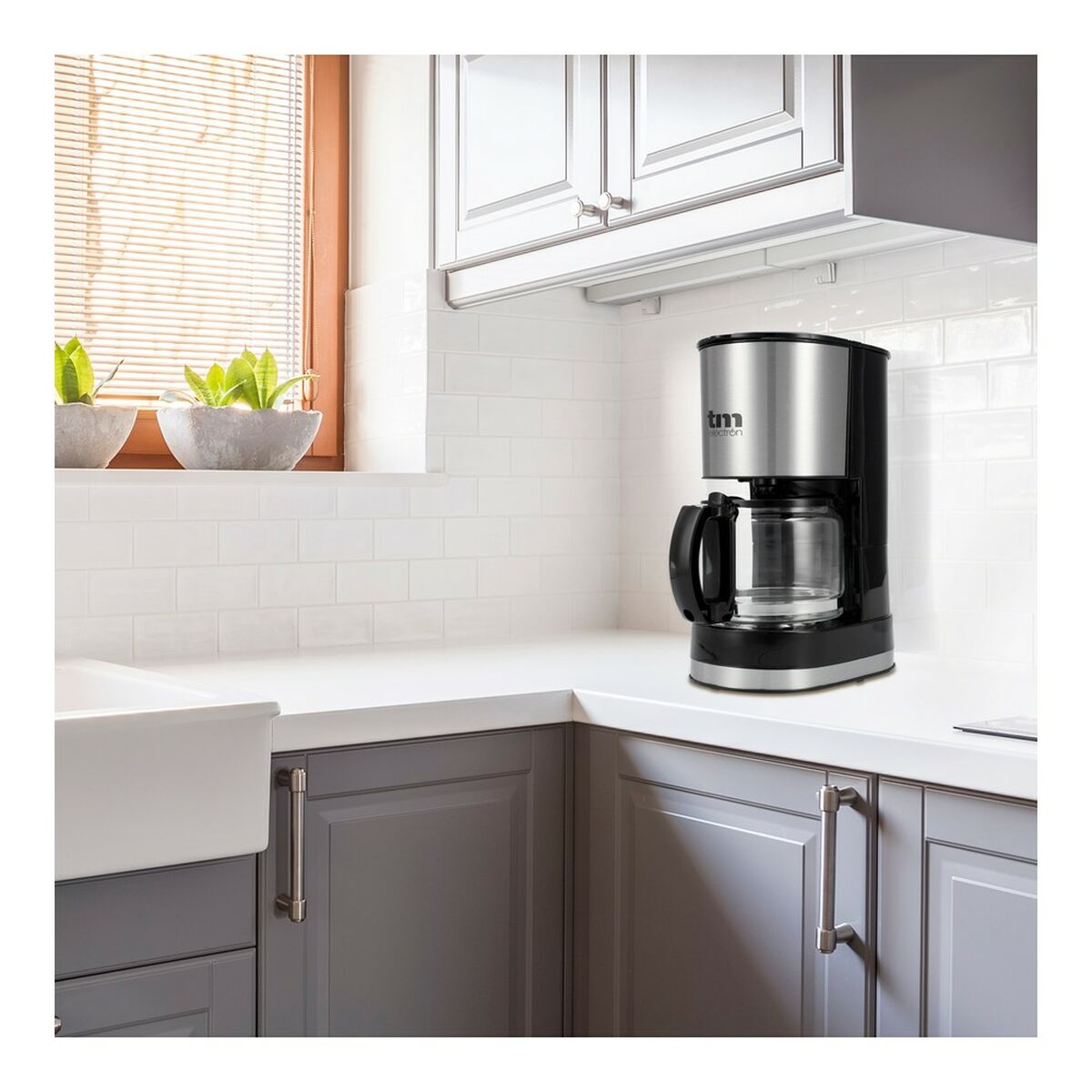 Drip Coffee Machine TM Electron 0,6 L 6 Kopper