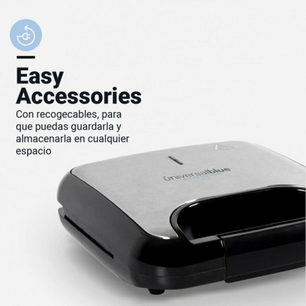 Sandwich Maker Universal Blue 700 W Sort