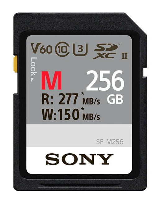 Sony SF-M Series SF-M256 SDXC UHS-II Memory Card 256GB 277MB/s