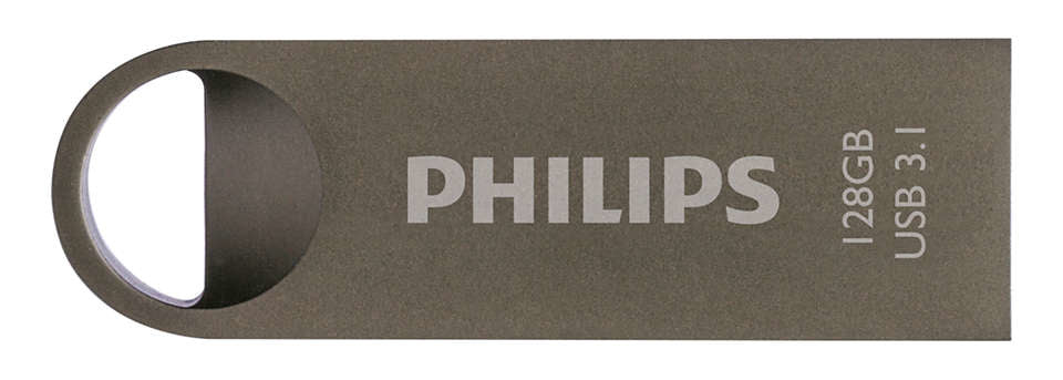 Philips FM12FD165B Moon edition 3.1 128GB USB 3.1 USB stick Grå