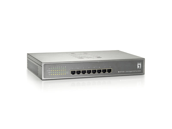 LevelOne GEP-0821 Switch 8-porte Gigabit  PoE