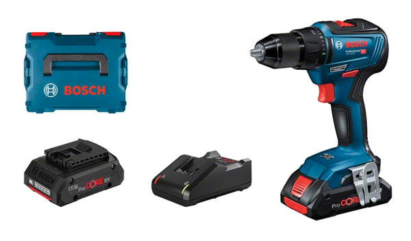Bosch GSR 18V-55 Professional Bore-/skruemaskine | 2 batterier inkluderet