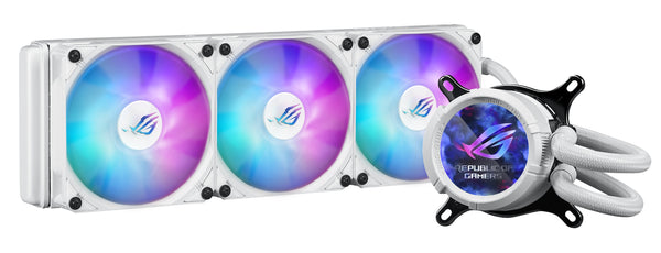 ASUS ROG STRIX LC III 360 ARGB LCD Vandkøler 1-pack Hvid 120 mm