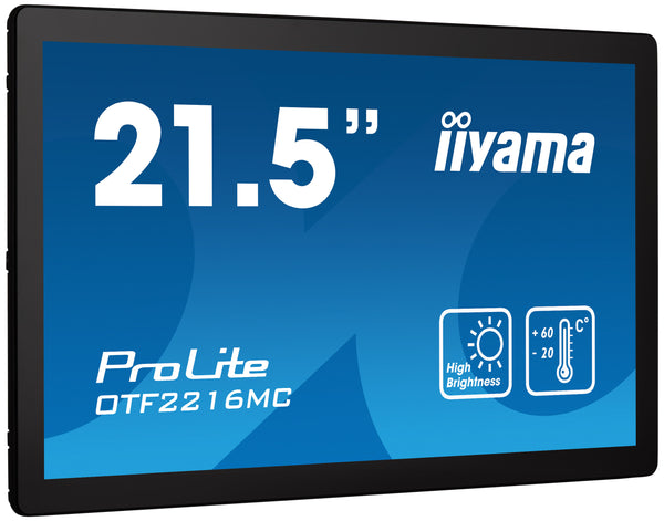 iiyama ProLite OTF2216MC-B1 22 1920 x 1080 (Full HD) VGA (HD-15) HDMI DisplayPort 60Hz
