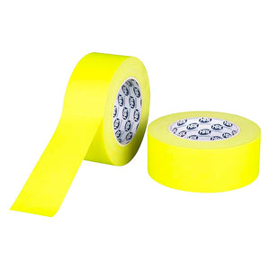 Fluo gul gaffatape 50 mm x 25 m - HPX