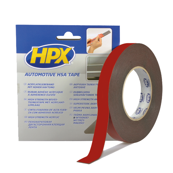 HPX dobbeltklæbende tape 12mm x 10m
