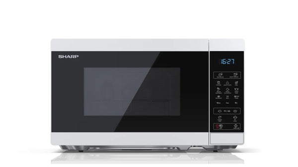 Sharp YC-MG02E-W Mikrobølgeovn med grill Hvid