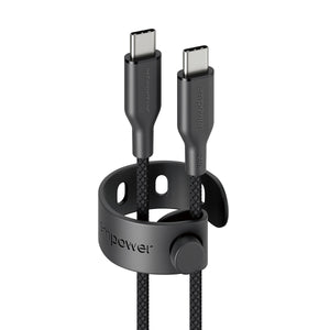 empower by PanzerGlass Racing USB-C to USB-C 2m sort