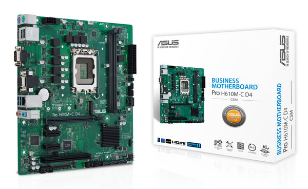 ASUS PRO H610M-C D4-CSM Micro-ATX LGA1700  Intel H610