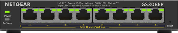 NETGEAR GS308EP Switch 8-porte Gigabit  PoE+