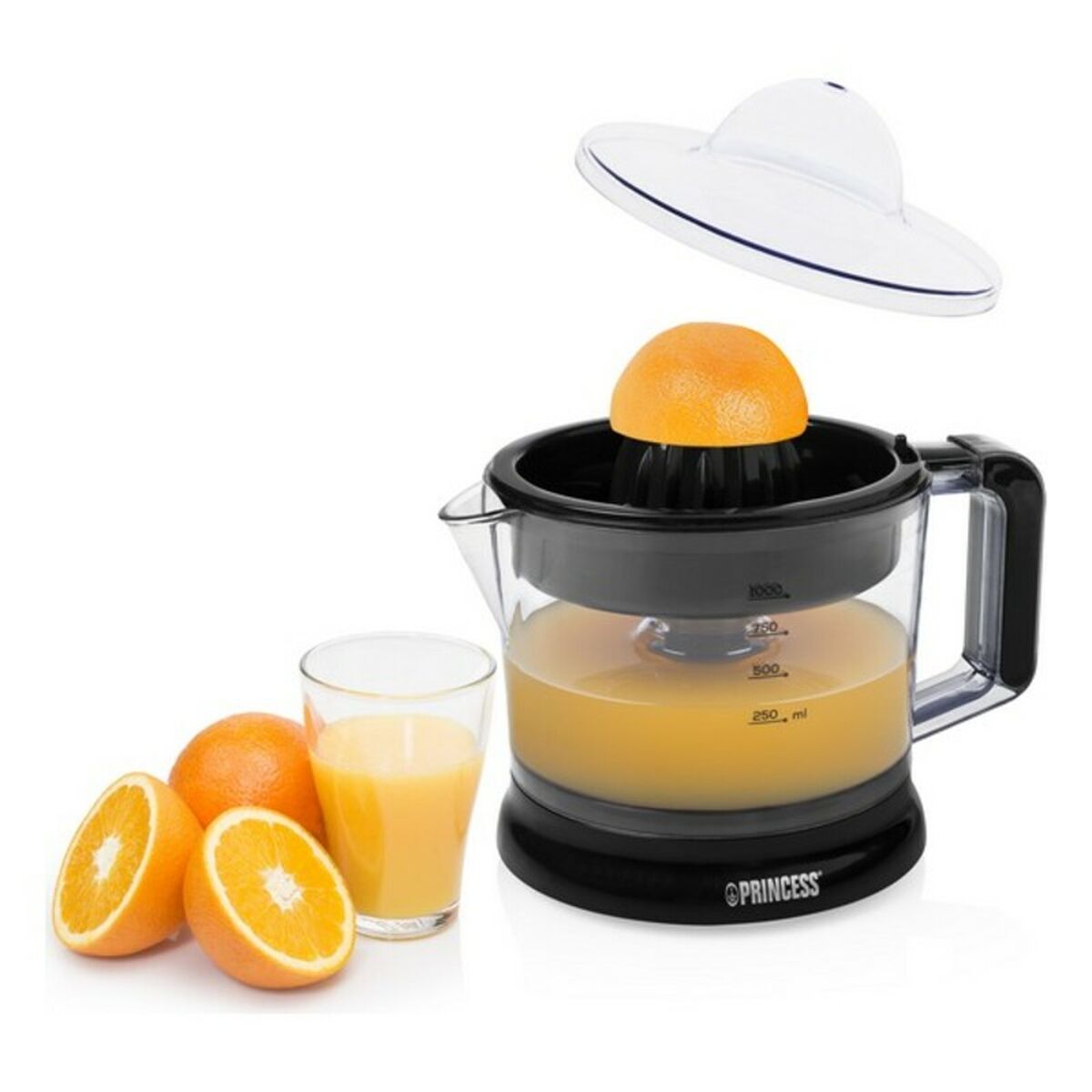 Elektrisk juicer Princess 201004 Exprimidor Sort 25 W 1 L