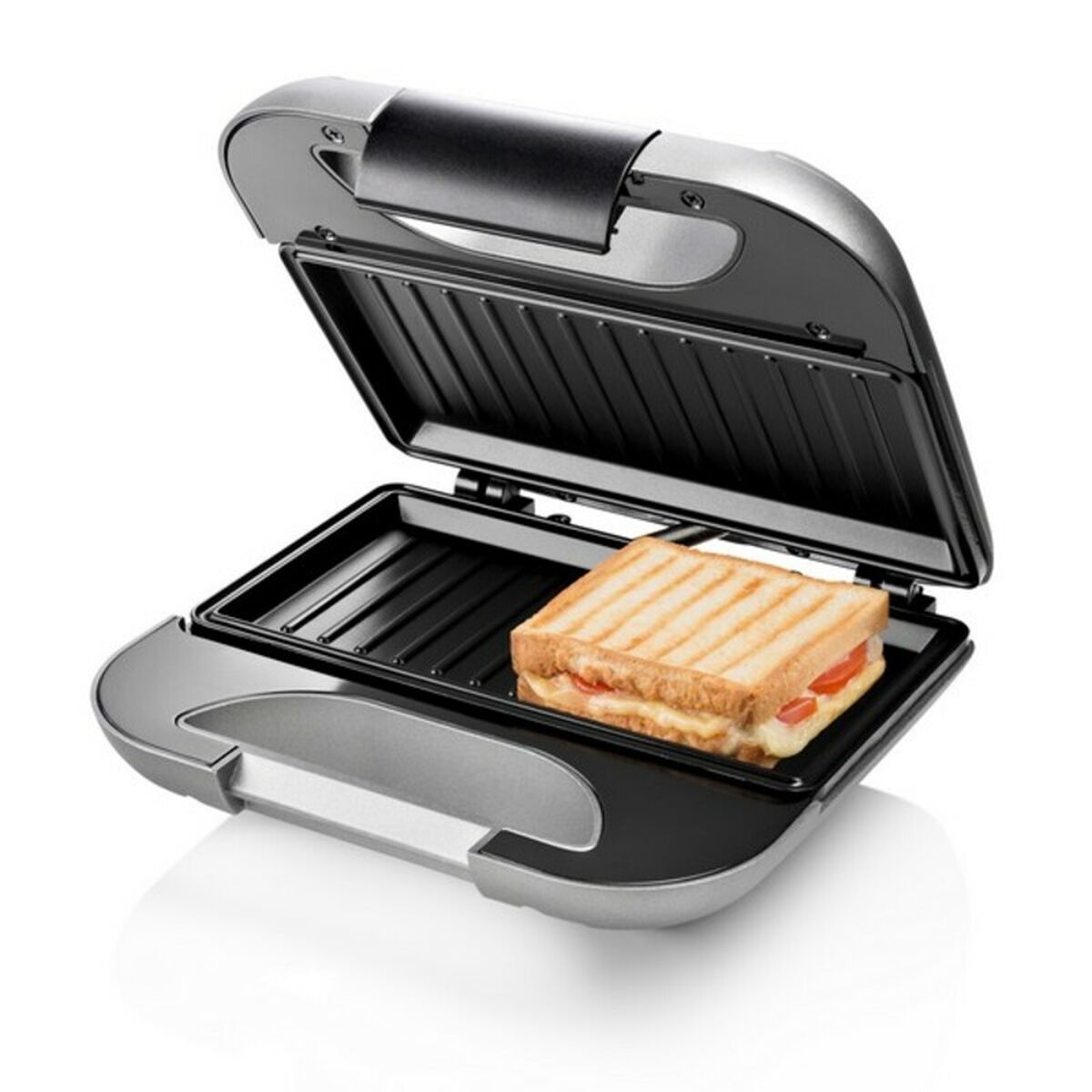 Grill Sandwichrister Princess 01.127003.01.001 Sort Grå 750 W
