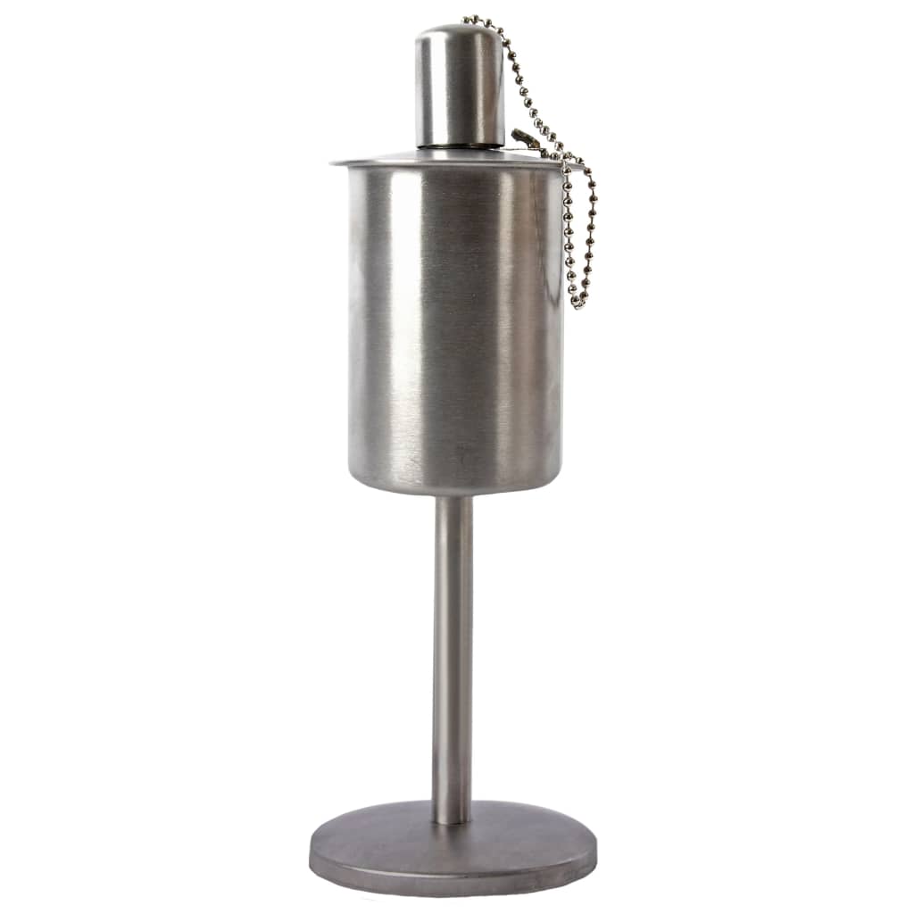 Esschert Design Stående Olielampe Rustfrit Stål