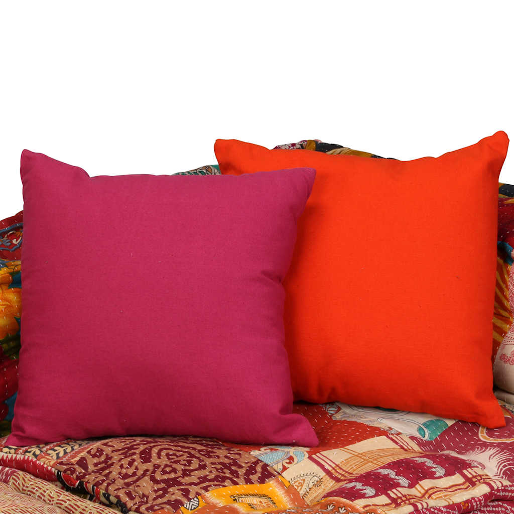 2-Personers Modulpuf Stof Patchwork
