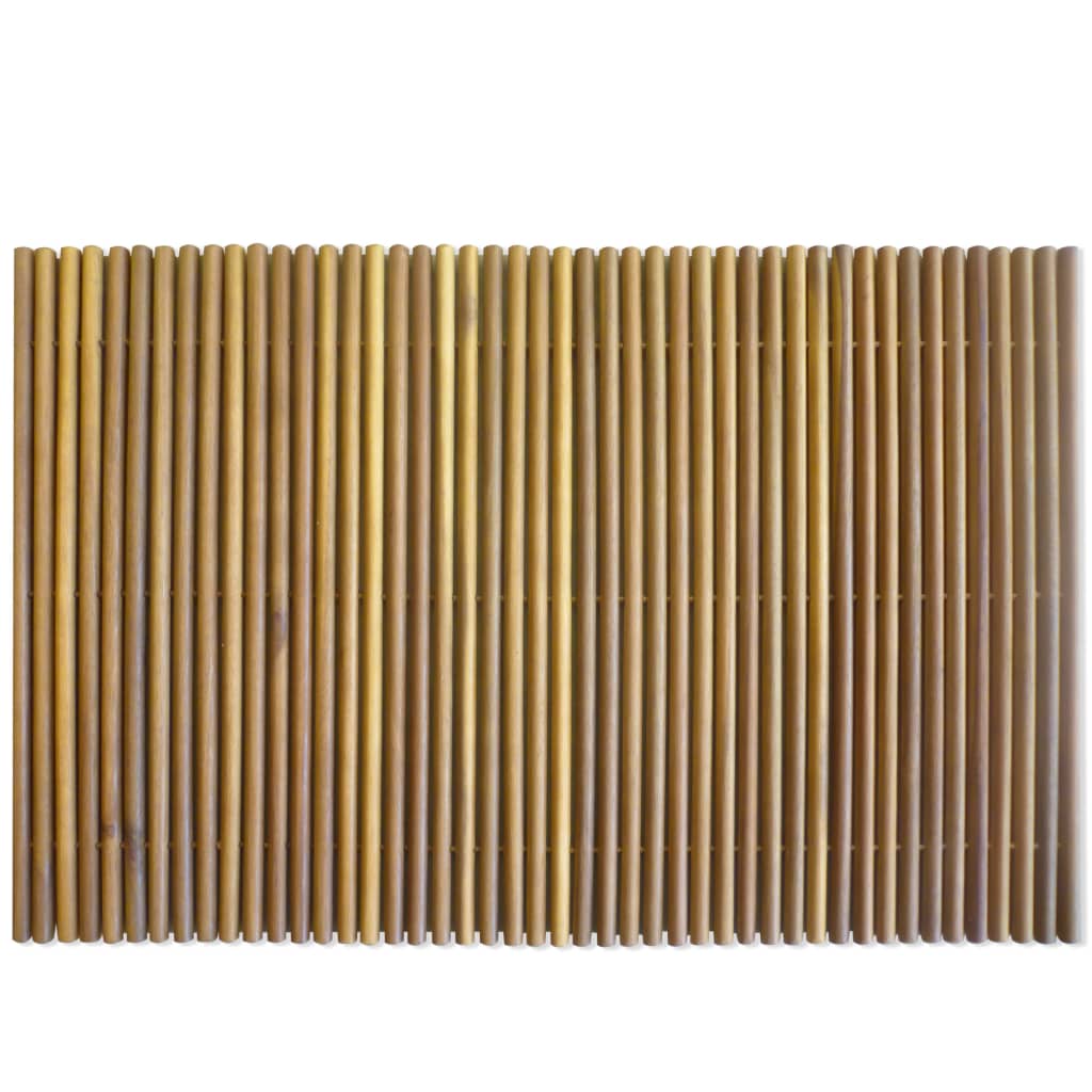Bademåtte Akacietræ 80 X 50 Cm