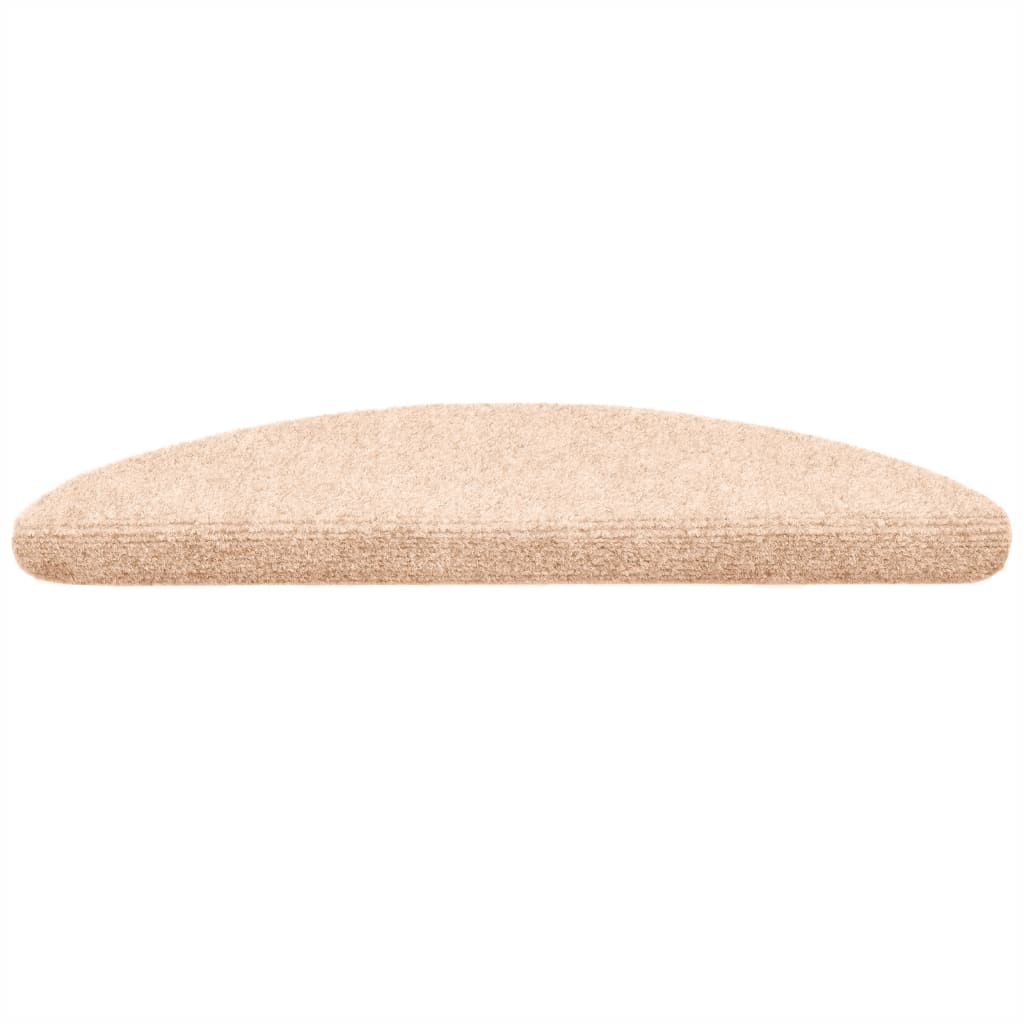 Selvklæbende Trappemåtter 15 Stk. Nålenagle Creme Beige