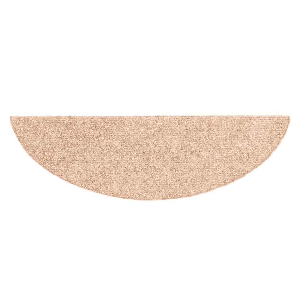 Selvklæbende Trappemåtter 15 Stk. Nålenagle Creme Beige