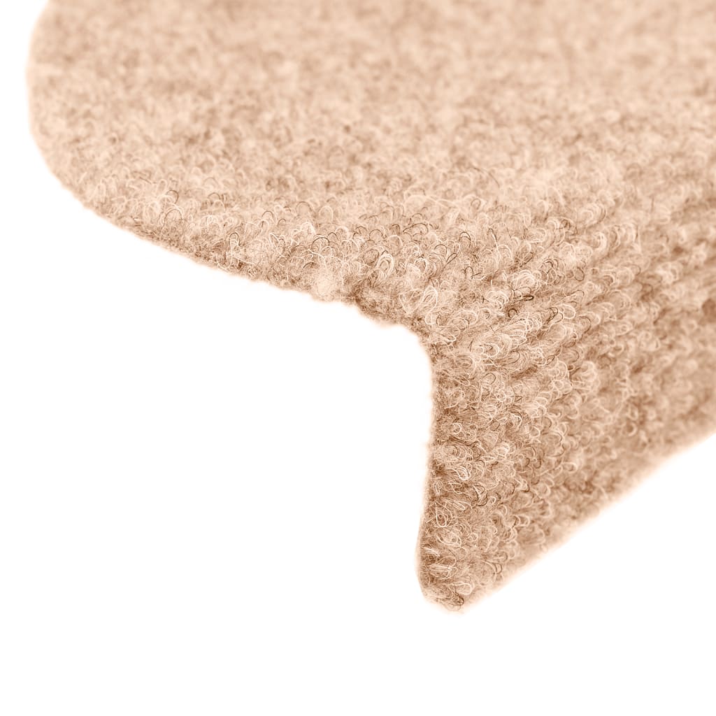 Selvklæbende Trappemåtter 15 Stk. Nålenagle Creme Beige
