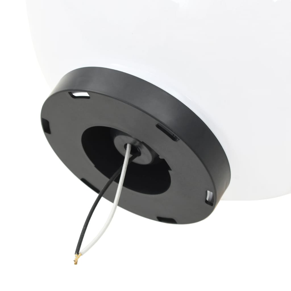 Led-Kuglelampesæt 3 Dele Kugleformet 20/30/40 Cm Pmma