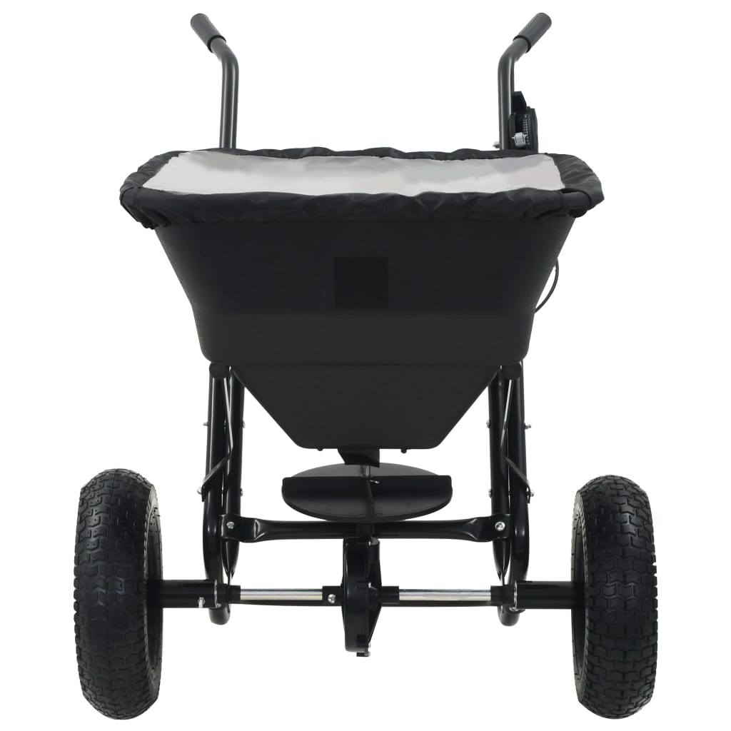 Saltspreder Strøvogn Pvc Og Stål 106 X 73 X 76 Cm 45 L Hvid