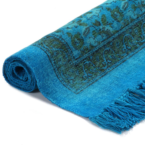 Kilim-Tæppe Med Mønster Bomuld