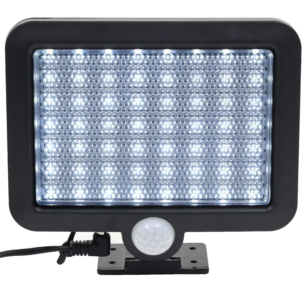 Led-Solcellelampe Med Bevægelsessensor Hvid