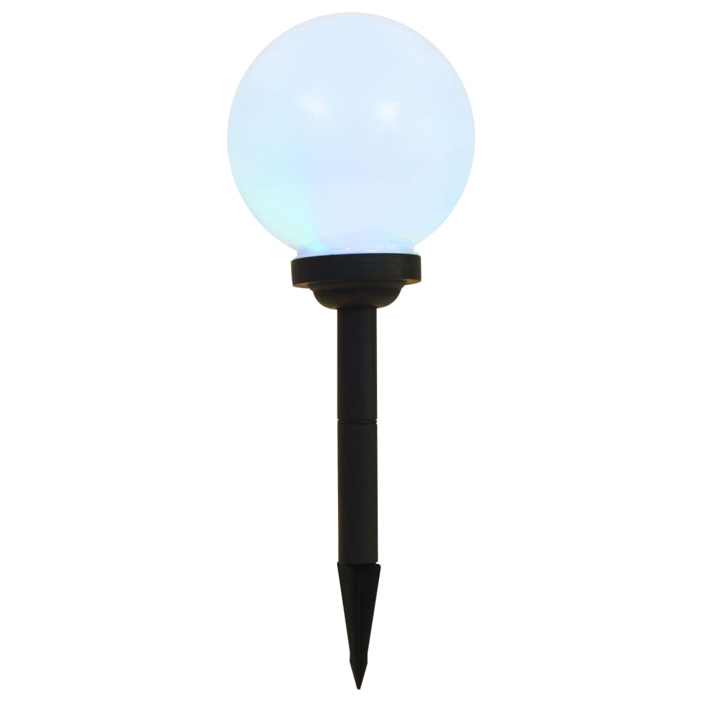 Led-Solcellelamper 3 Stk. Rund Rgb-Farver