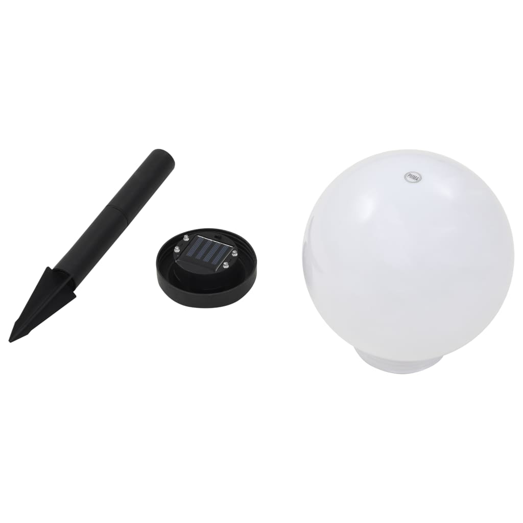Led-Solcellelamper 3 Stk. Rund Rgb-Farver