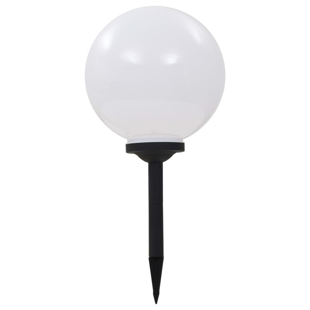 Led-Solcellelamper 2 Stk. Rund Rgb-Farver